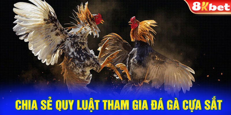 Chia sẻ quy luật tham gia đá gà cựa sắt tại sân chơi 8KBET